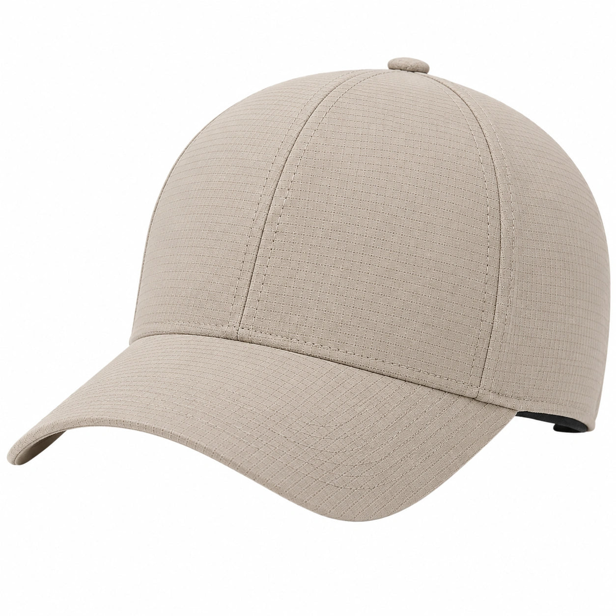Verstellbare Beige Basecap mit Ripstop in Einheitsgröße