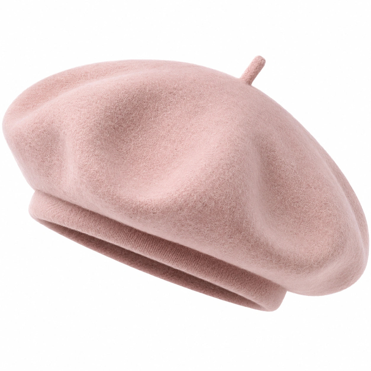 Elegante Damen Baskenmütze in Rosa