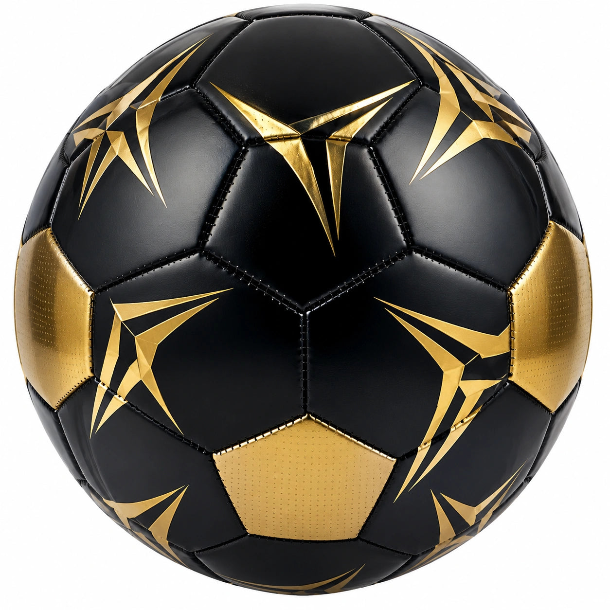 Fußball Schwarz und Gold Größe 5
